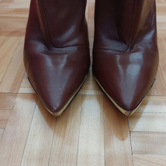 Nine west high heel leather booties size 7.5 - Picture 10 of 14